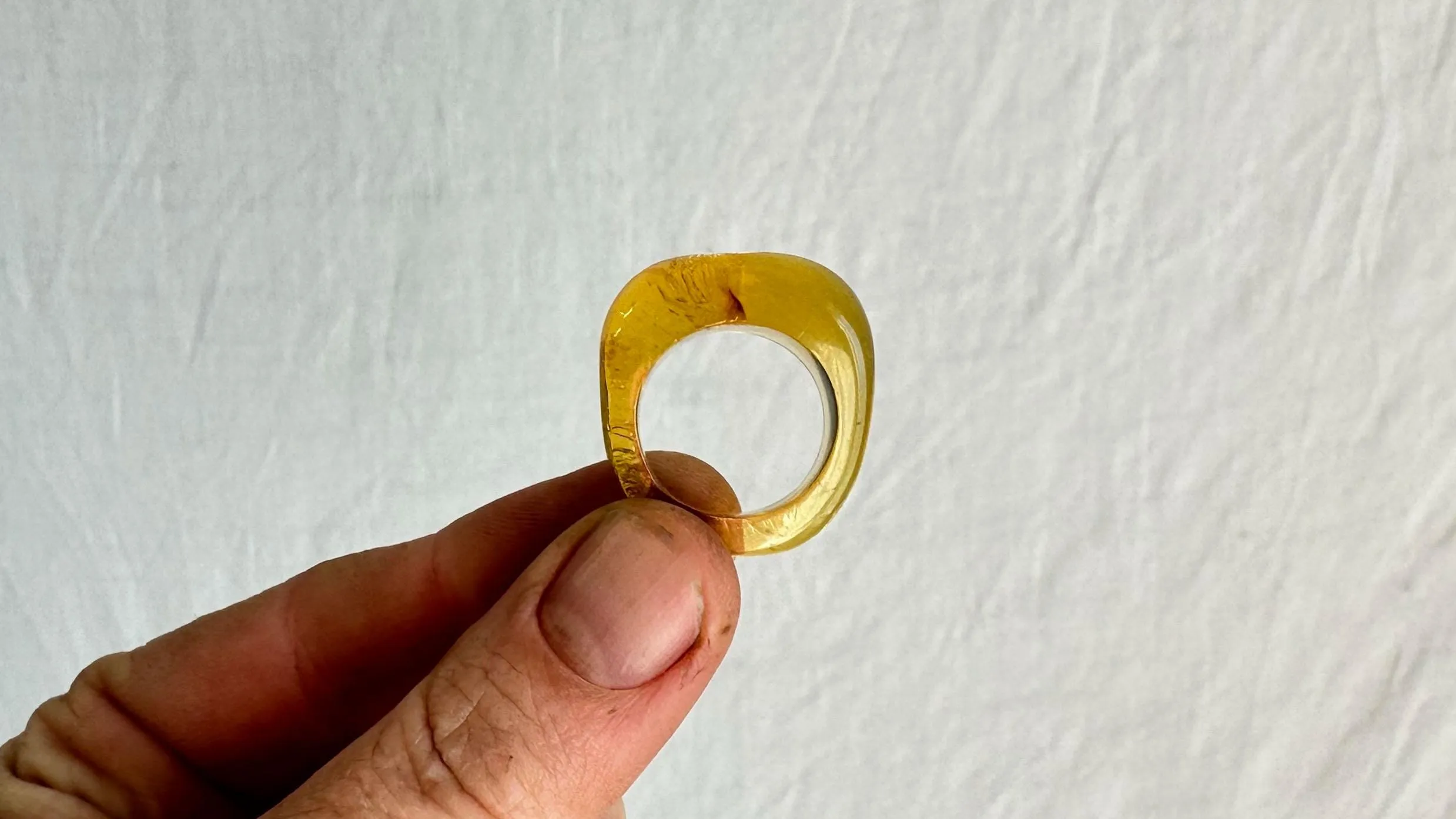 Amber Ring. Gorgeous. Size 6. 1170