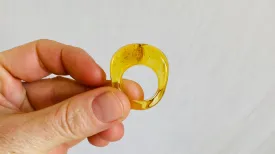 Amber Ring. Gorgeous. Size 7. 0361