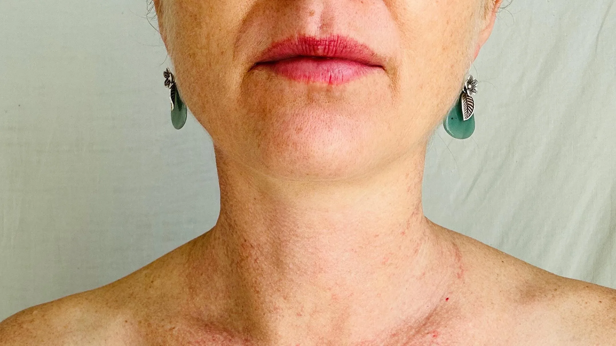 Guatemalan Jade Earrings. Handmade Sterling Silver Jewelry. 2415