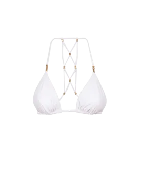 Lucy Triangle Top - White