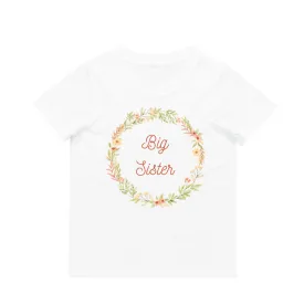 MLW By Design - Floral Big Sister Tee | White