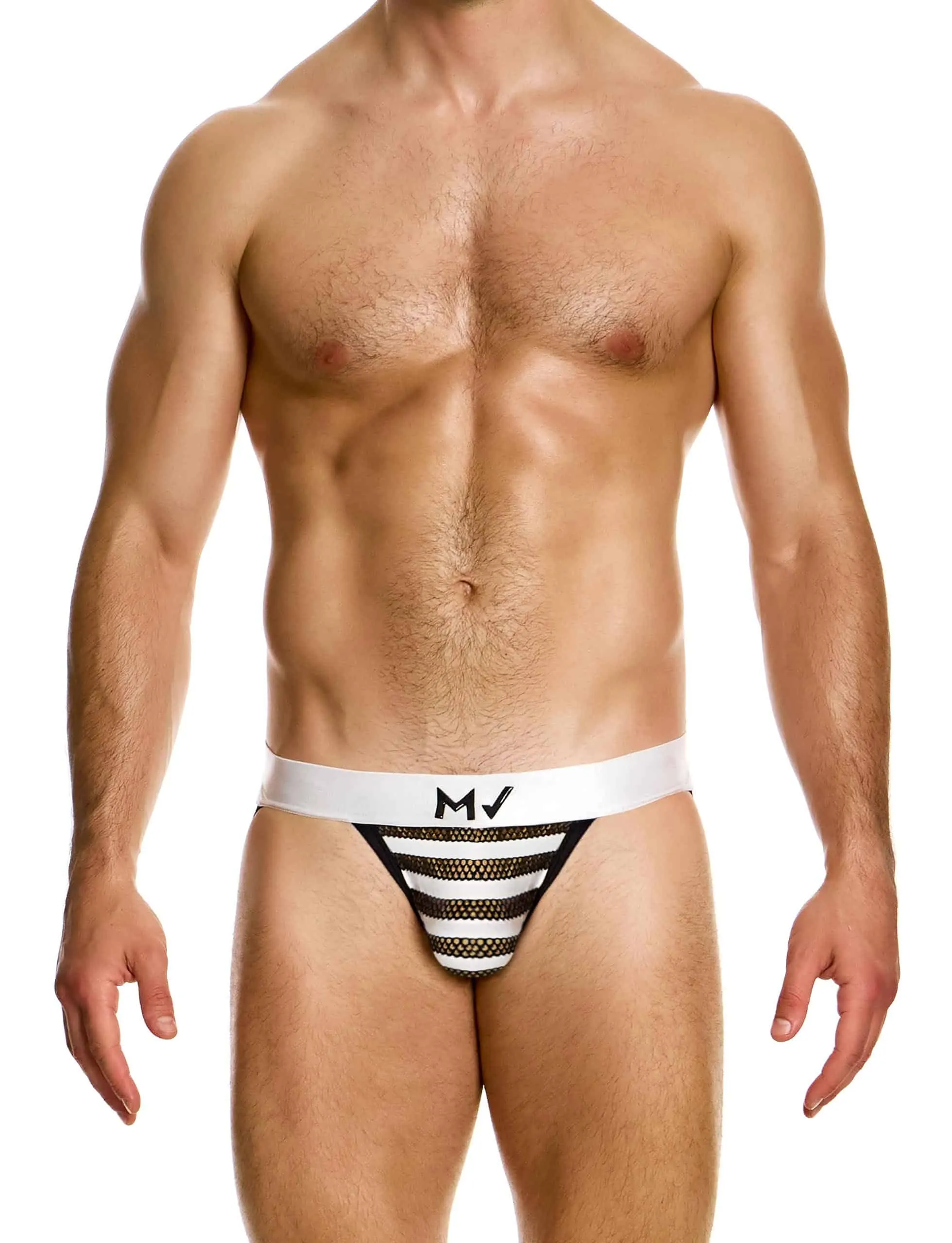 Modus Vivendi Striped Through Jockstrap