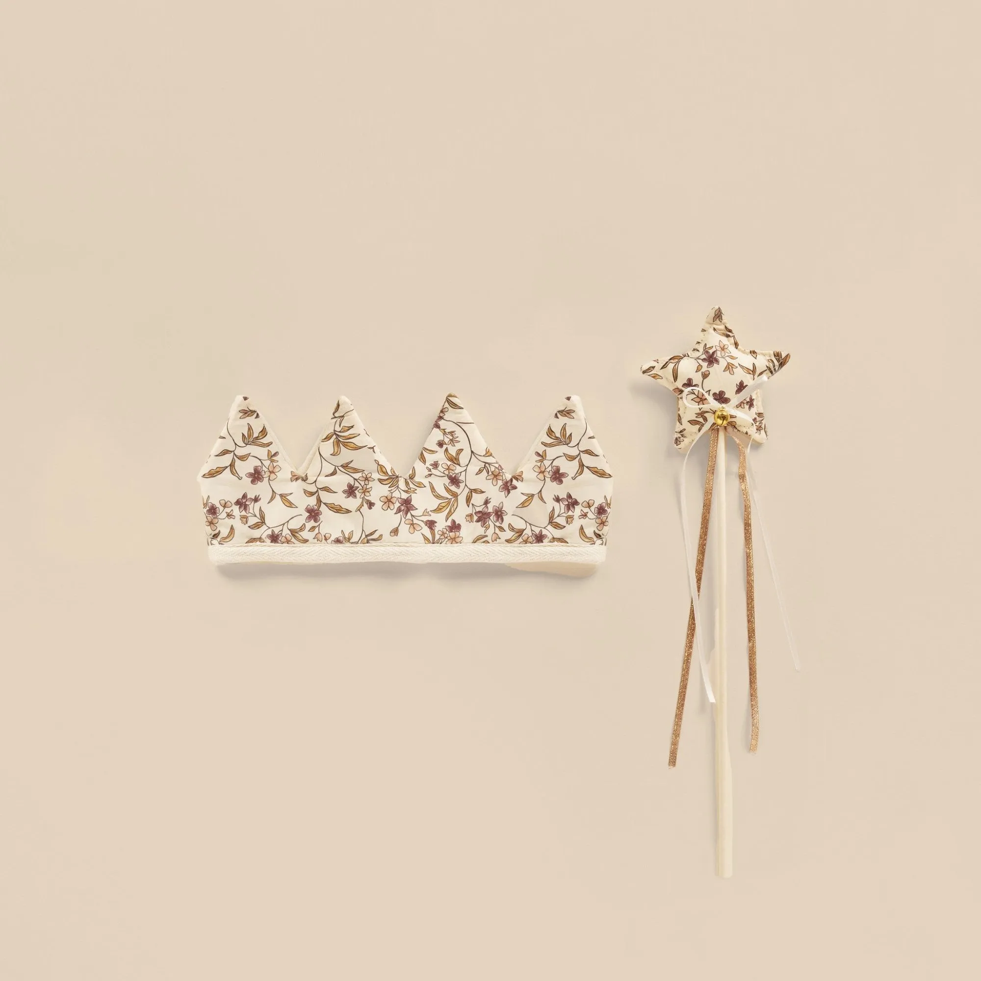 Nora Lee Crown & Wand - Fig Floral