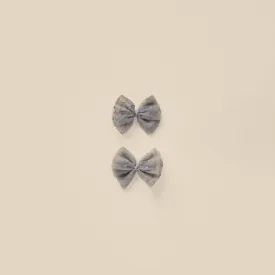 Nora Lee Flutter Tulle Clips - Vintage Blue