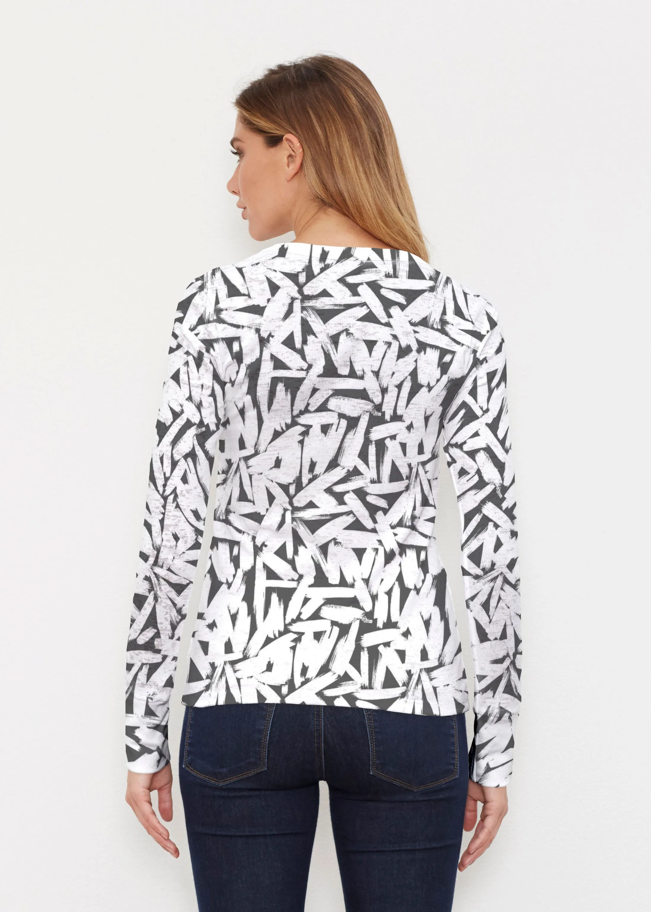 Pick Up Sticks (14300) ~ Thermal Long Sleeve Crew Shirt