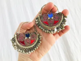 Vintage Kuchi Hoop Earrings