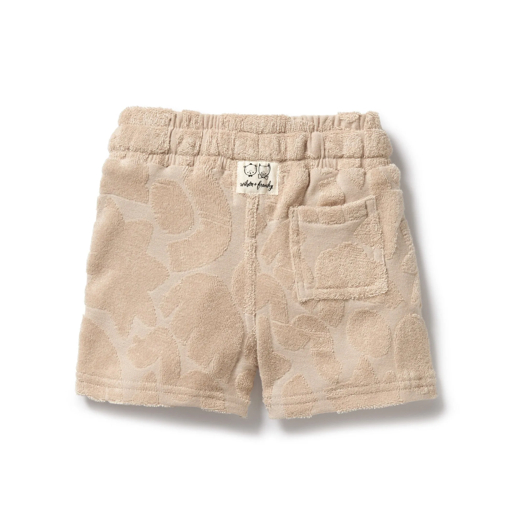 Wilson and Frenchy Pattern Play Boys Organic Terry Short