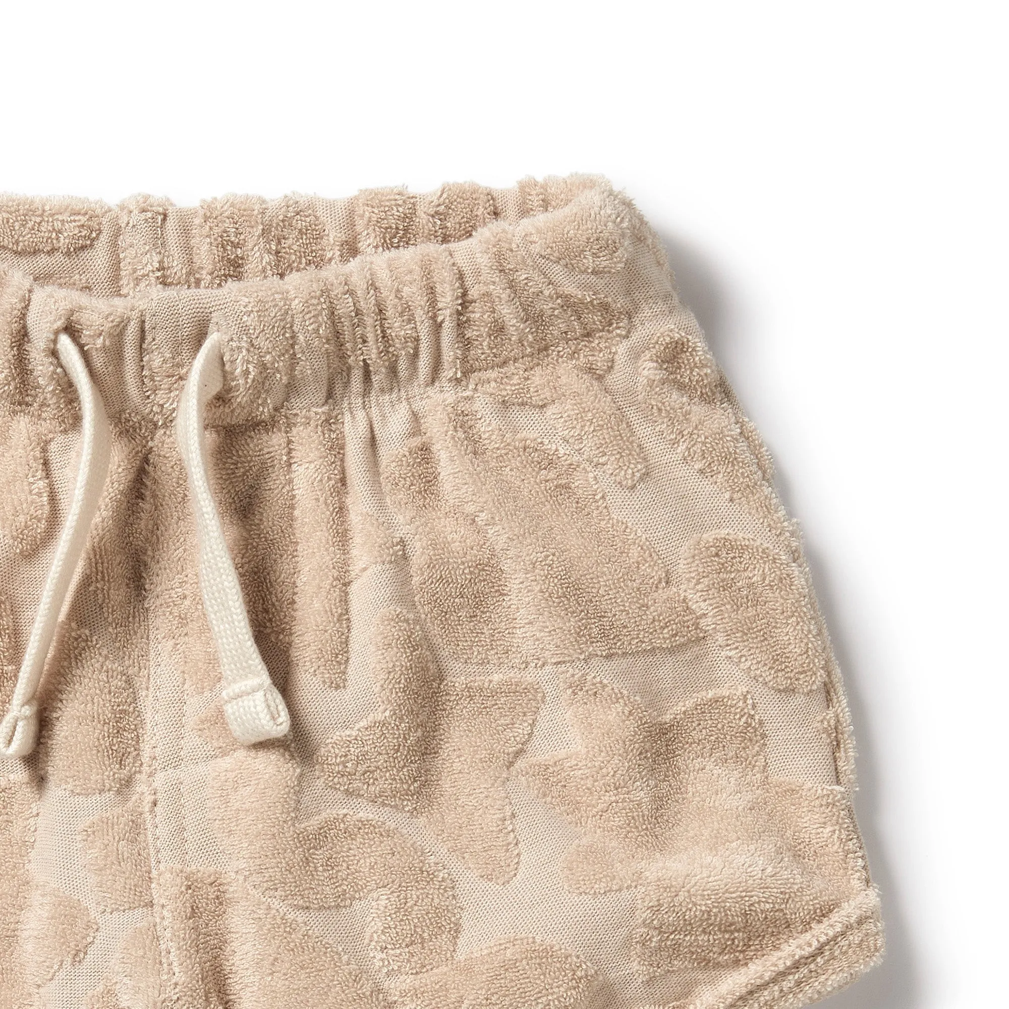 Wilson and Frenchy Pattern Play Girls Organic Terry Short