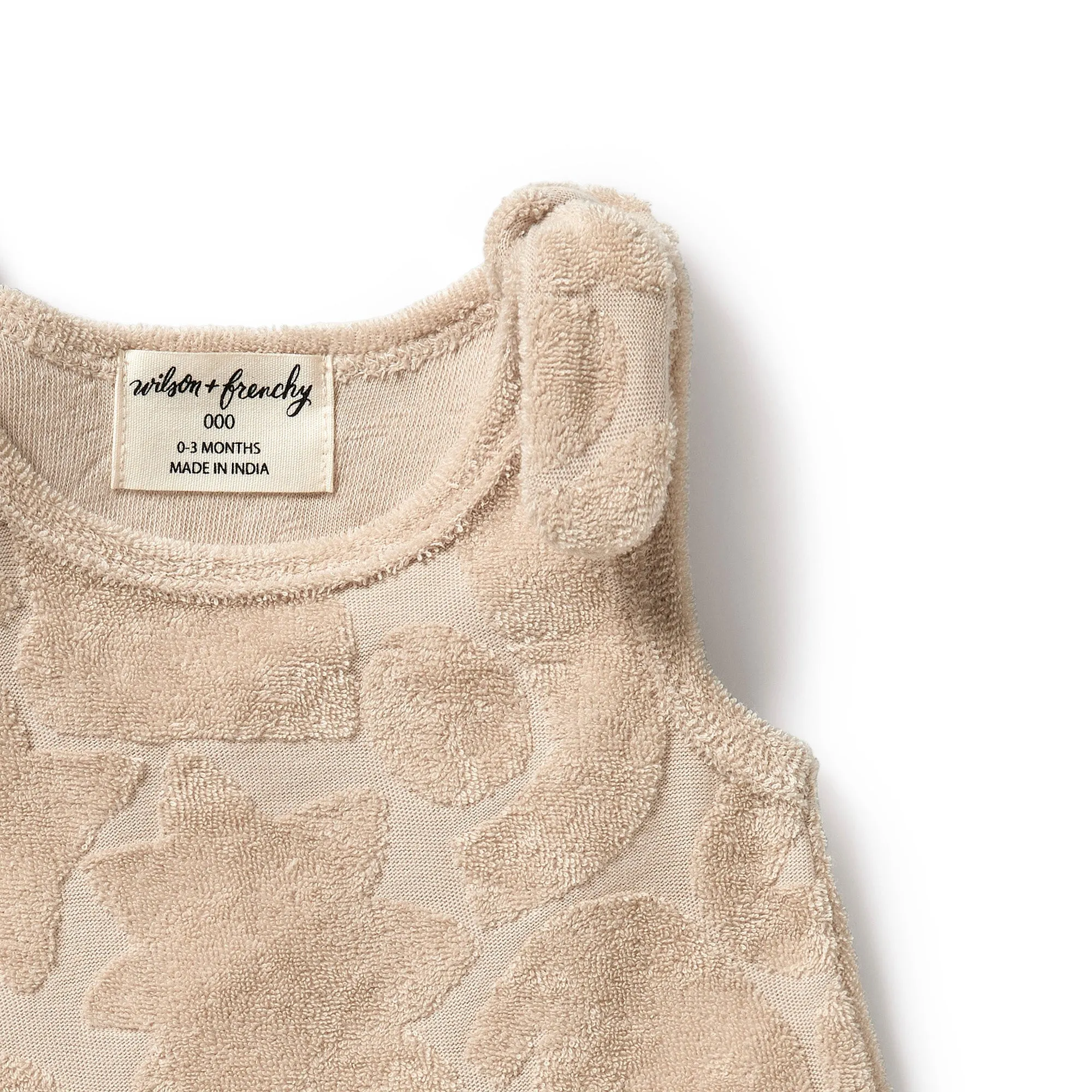 Wilson and Frenchy Pattern Play Organic Terry Singlet